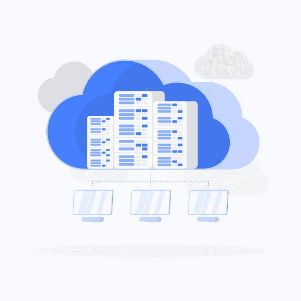 Disaster recovery in the cloud illustration
