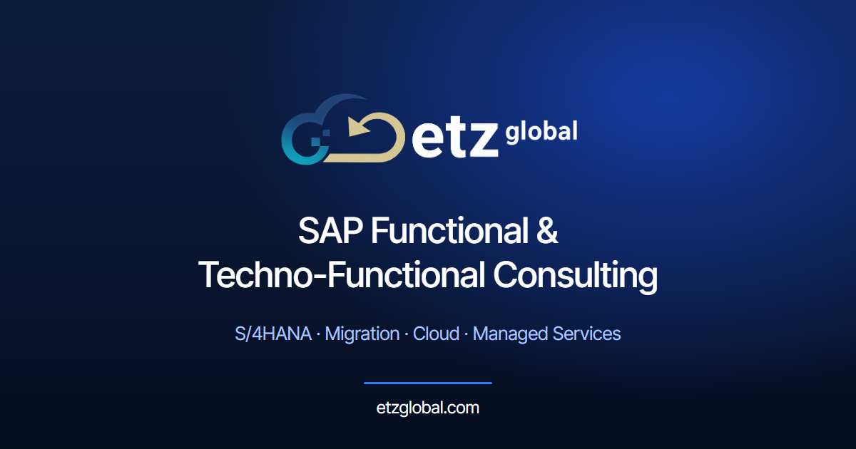 ETZ GLOBAL logo (South Africa) — company profile in the Analytics Legends directory of SAP analytics service providers